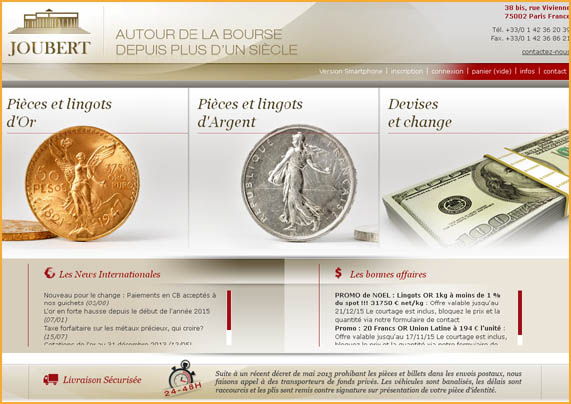 Nos tests et avis sur le courtier en or: Joubert Change
